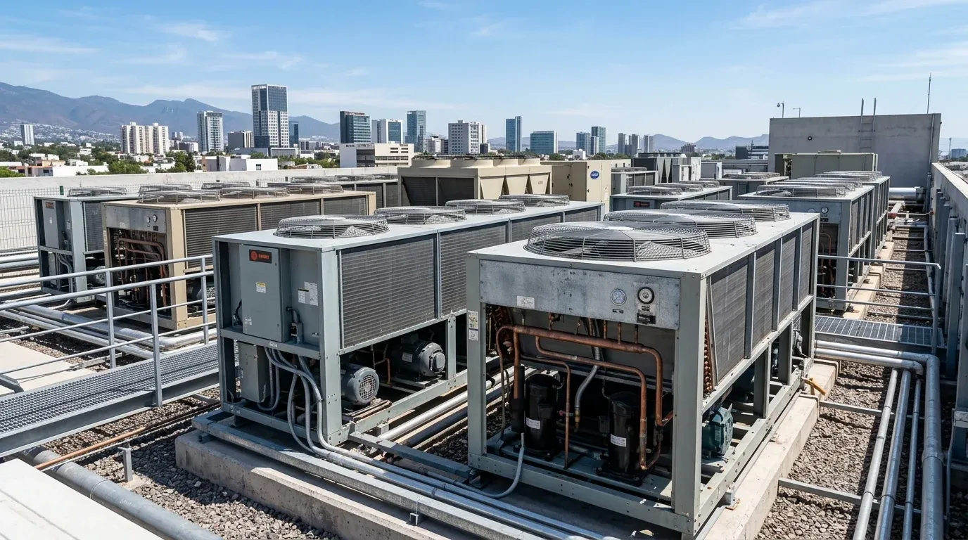 Sistemas de aire acondicionado industrial y comercial